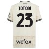 AC Milan Fikayo Tomori 23 Fjerde 23-24 Hvit - Herre Fotballdrakt
